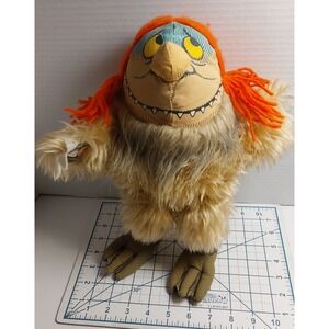 Where the Wild Things Are Vtg 12" Plush Stuffed Toy Puppet Maurice Sendak 1980
